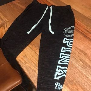 PINK Victoria Secret gray joggers